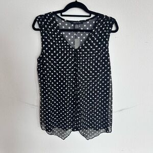 Adele & May Pock A Dot Sleeveless Top